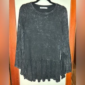 Mineral Wash black Tunic